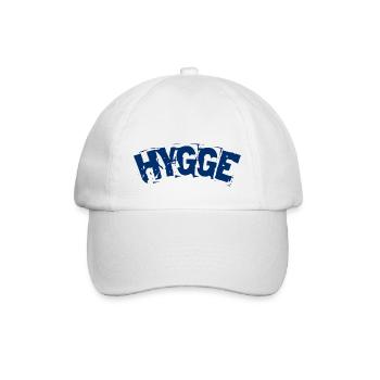 Hygge Scandinavian Lifestyle - Baseballkappe - Weiß/Weiß - Vorne