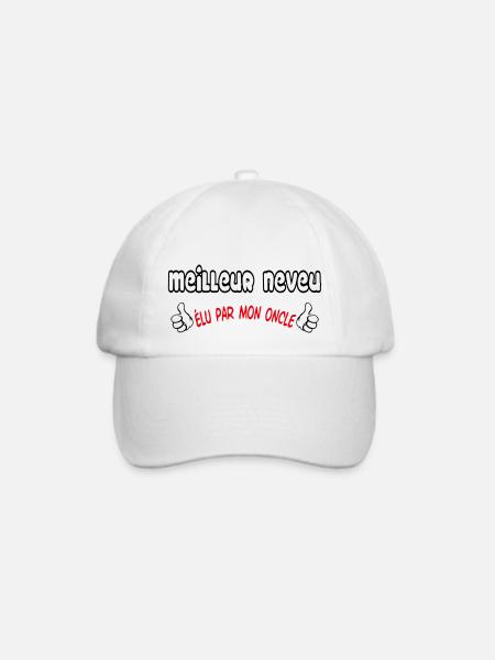 BESTER Neffe - Baseballkappe - Weiß/Weiß