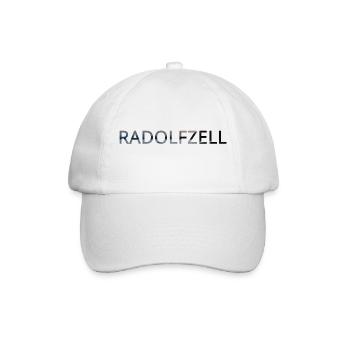 Radolfzell Schriftzug modern Abendstimmung - Baseballkappe - Weiß/Weiß - Vorne