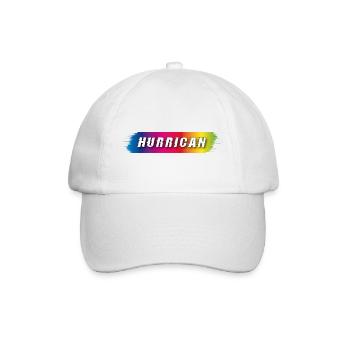 Hurrican Schriftzug Spektrum - Baseballkappe - Weiß/Weiß - Vorne