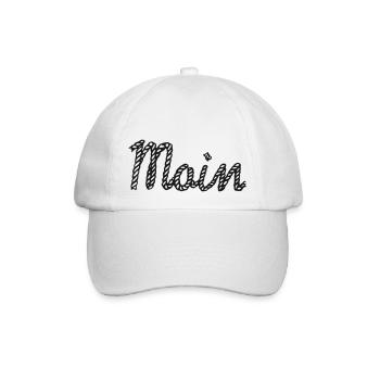 Moin - Farbwechsel möglich - Baseballkappe - Weiß/Weiß - Vorne