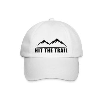 Trail Running Sport - Baseballkappe - Weiß/Weiß - Vorne