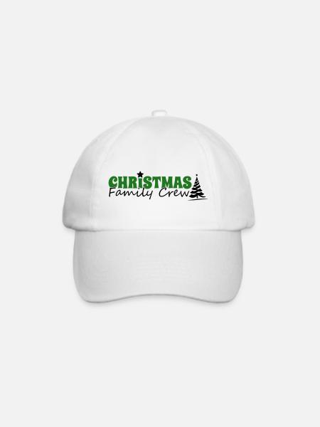 Weihnachten Family Crew - Baseballkappe - Weiß/Weiß
