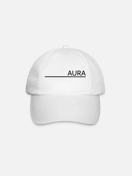 Aura - Baseballkappe - Weiß/Weiß
