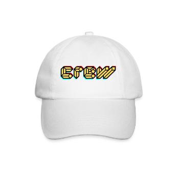CREW - Team Member - Personal - ORGA - Mitarbeiter - Baseballkappe - Weiß/Weiß - Vorne