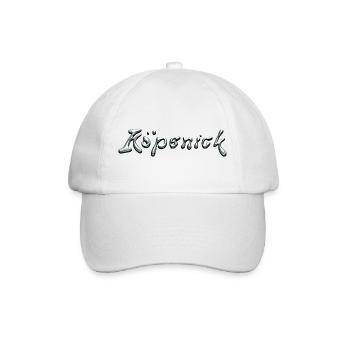 Köpenick Liquid Chrome Typography - Baseballkappe - Weiß/Weiß - Vorne