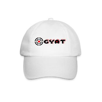 Gyat - Baseballkappe - Weiß/Weiß - Vorne