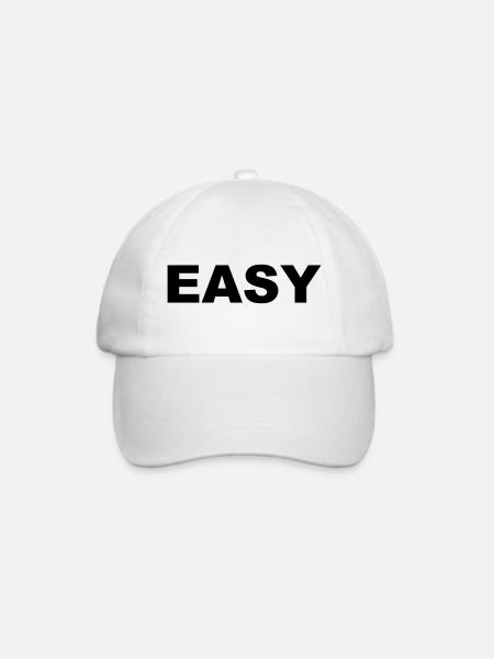 EASY - Baseballkappe - Weiß/Weiß