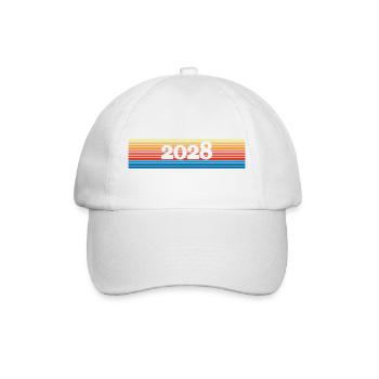 2028 - Baseballkappe - Weiß/Weiß - Vorne