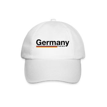 Germany - Baseballkappe - Weiß/Weiß - Vorne
