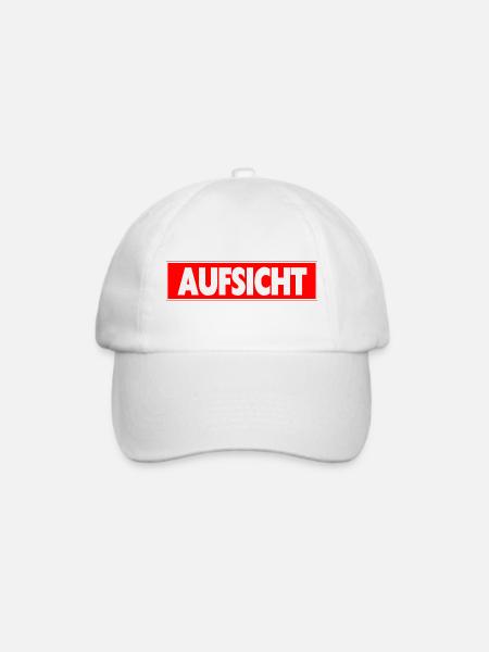 Aufsicht - Baseballkappe - Weiß/Weiß