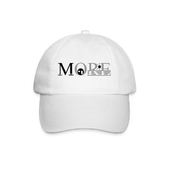 More Camping - Baseballkappe - Weiß/Weiß - Vorne