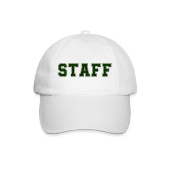 Staff - Baseballkappe - Weiß/Weiß - Vorne