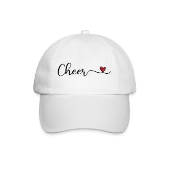 Cheer - Baseballkappe - Weiß/Weiß - Vorne
