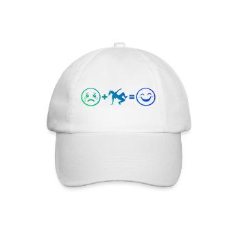 Hip-Hop-Tanz Geschenkidee für die Hip-Hop-Tänzerin - Baseballkappe - Weiß/Weiß - Vorne