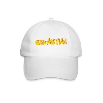 Sebastian - Baseballkappe - Weiß/Weiß - Vorne