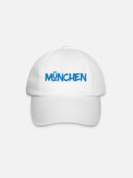 München - Bayern - Isar - Frauenkirche - Prater - Baseballkappe - Weiß/Weiß