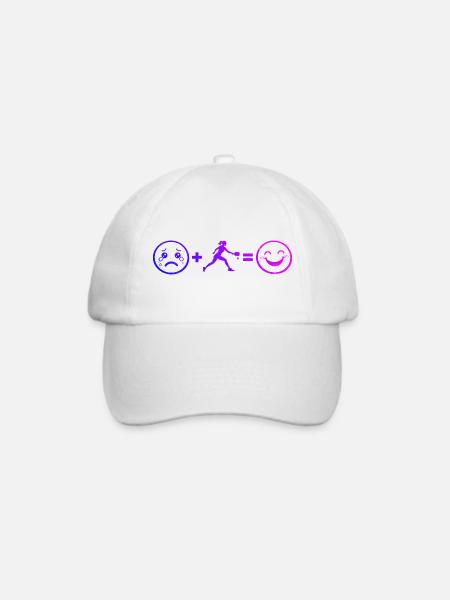 Pickleball Geschenkidee für Pickleballspieler Fans - Baseballkappe - Weiß/Weiß
