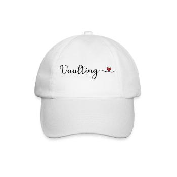 Vaulting Heart - Baseballkappe - Weiß/Weiß - Vorne