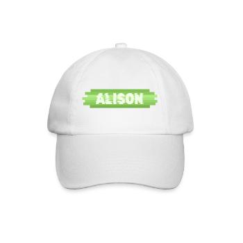 Heldin Alison - Baseballkappe - Weiß/Weiß - Vorne
