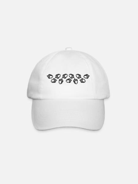 Eichel Herbst - Baseballkappe - Weiß/Weiß