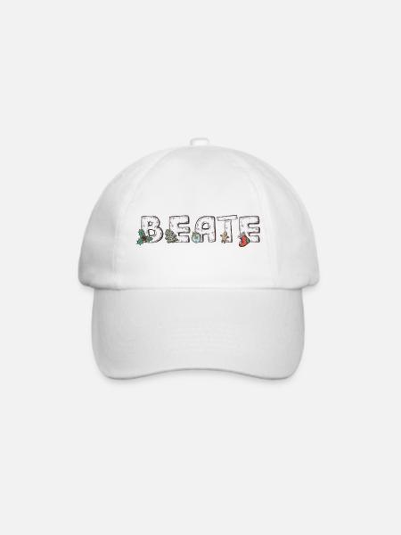 Beate Weihnachtszauber - Baseballkappe - Weiß/Weiß