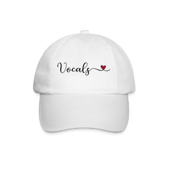 vocals - Baseballkappe - Weiß/Weiß - Vorne