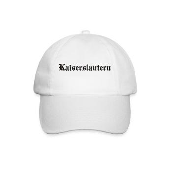 Kaiserslautern - Baseballkappe - Weiß/Weiß - Vorne