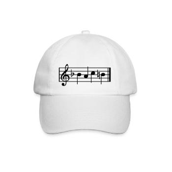 bach - Baseballkappe - Weiß/Weiß - Vorne
