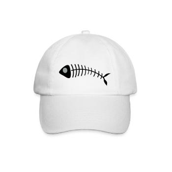 Sternzeichen Fisch - Baseballkappe - Weiß/Weiß - Vorne