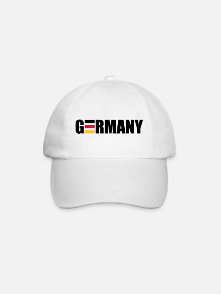 Germany - Baseballkappe - Weiß/Weiß