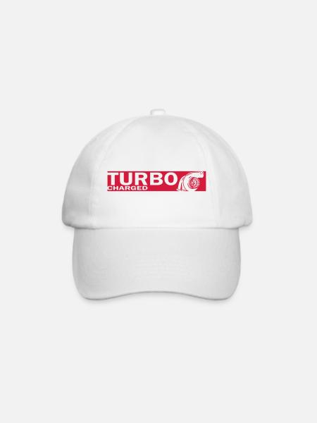 turbocharged - Baseballkappe - Weiß/Weiß