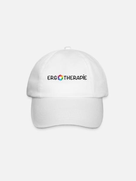ergotherapie-colorkrais4c - Baseballkappe - Weiß/Weiß