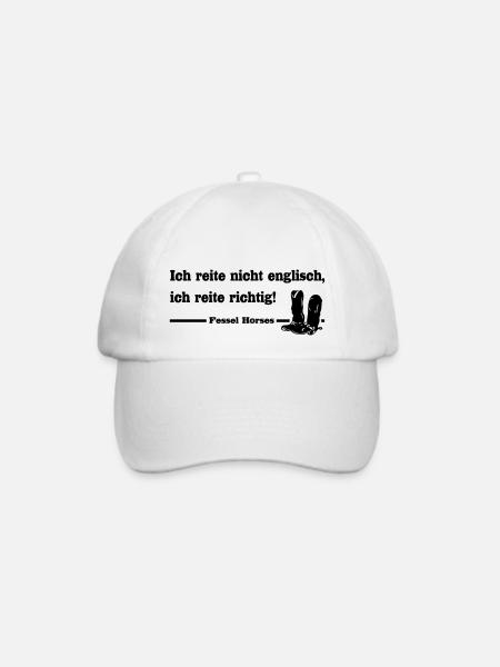 Westernreiter - Baseballkappe - Weiß/Weiß
