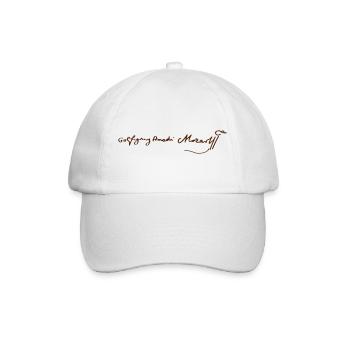 Wolfgang Amadeus Mozart Signature - Baseballkappe - Weiß/Weiß - Vorne
