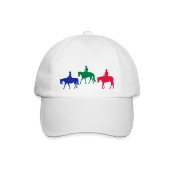 Westernreiter - Baseballkappe - Weiß/Weiß - Vorne