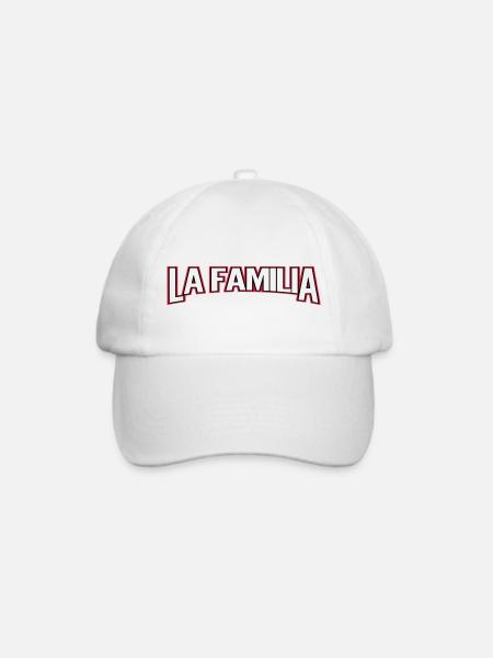 LA FAMILIA - Baseballkappe - Weiß/Weiß