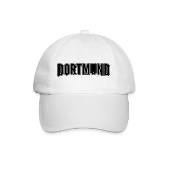 Dortmund - Baseballkappe - Weiß/Weiß - Vorne