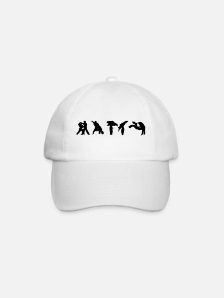 Kata Guruma - Baseballkappe - Weiß/Weiß