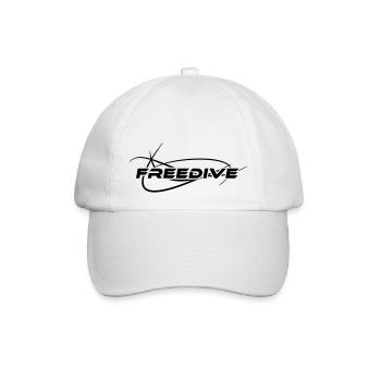 Freedive Design - Baseballkappe - Weiß/Weiß - Vorne