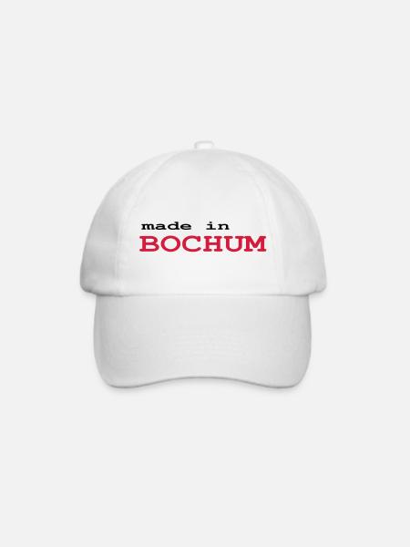bochum - Baseballkappe - Weiß/Weiß