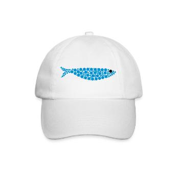 Sardine - Baseballkappe - Weiß/Weiß - Vorne
