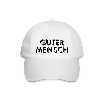 GUTER MENSCH - Baseballkappe - Weiß/Weiß - Vorne