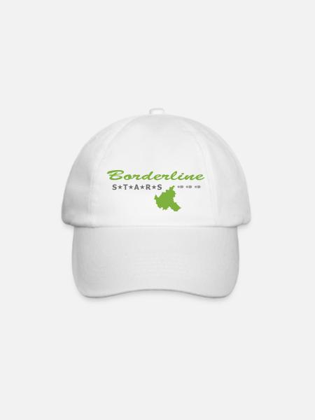 Borderline - Baseballkappe - Weiß/Weiß