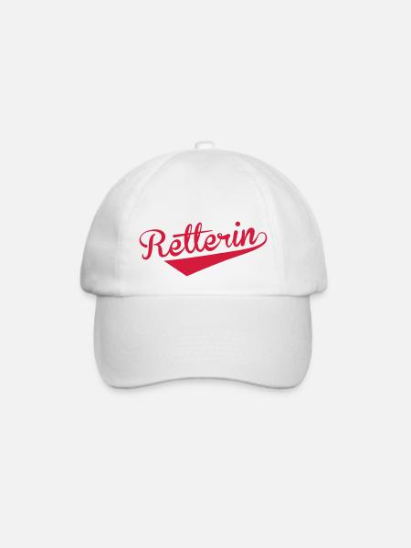 Erste Hilfe / Retter / Retterin / Arzt - Baseballkappe - Weiß/Weiß