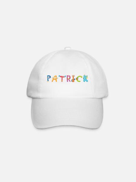 Patrick - Baseballkappe - Weiß/Weiß