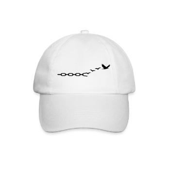 free_like_a_bird_01 - Baseballkappe - Weiß/Weiß - Vorne