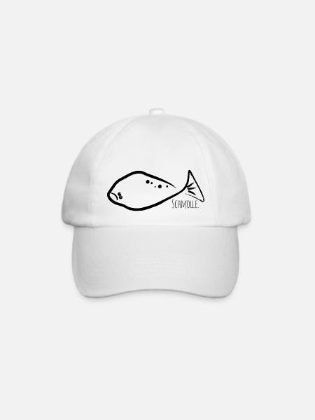 Schmolle schwarz - Baseballkappe - Weiß/Weiß