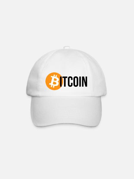 bitcoin - Baseballkappe - Weiß/Weiß