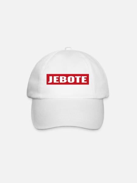 Balkan Spruch - Jebote bre - Baseballkappe - Weiß/Weiß